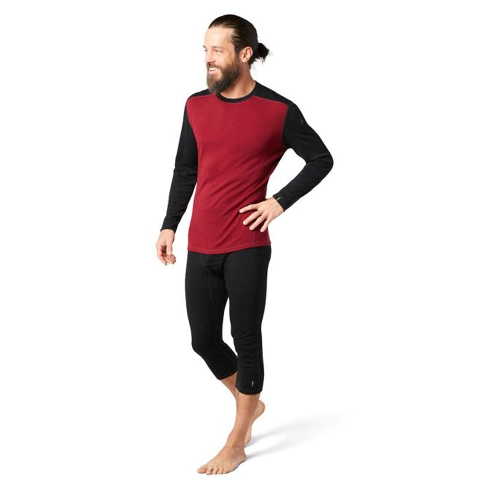 Smartwool Men's Classic Thermal Merino Wool Base Layer Crew (Slim Fit)