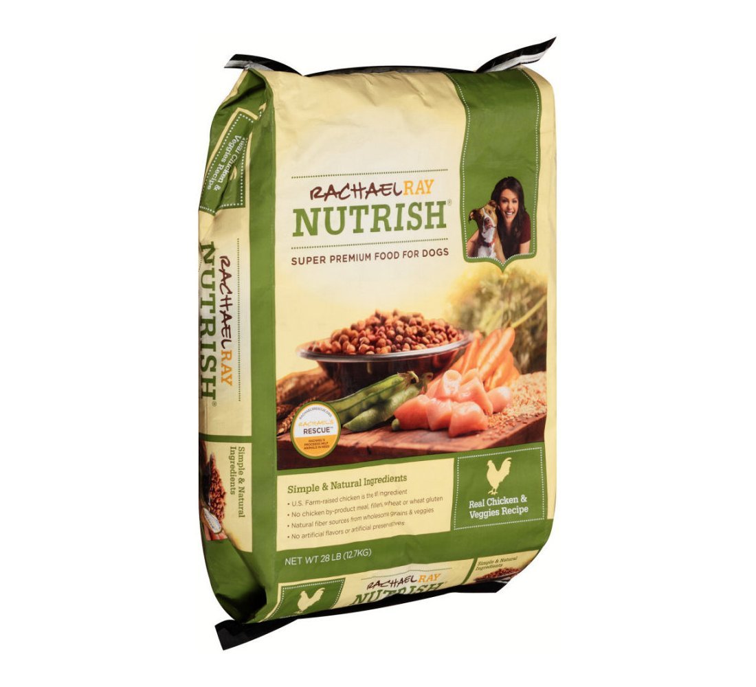 Rachael Ray Nutrish Premium Natural Dry Dog Food, Real Chicken & Veggies Recipe, 40 Pounds (Packaging May Vary)