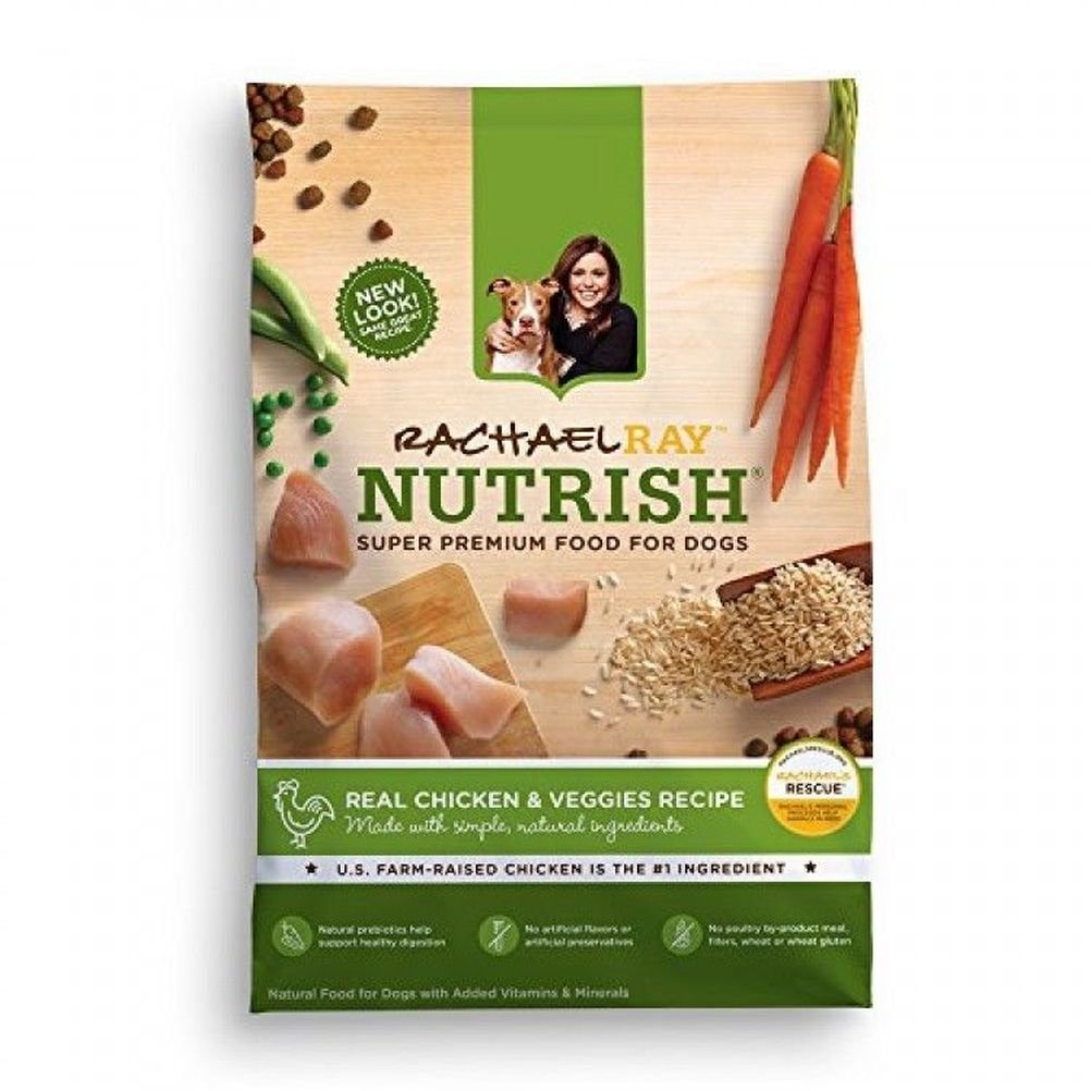 Rachael Ray Nutrish Premium Natural Dry Dog Food, Real Chicken & Veggies Recipe, 40 Pounds (Packaging May Vary)