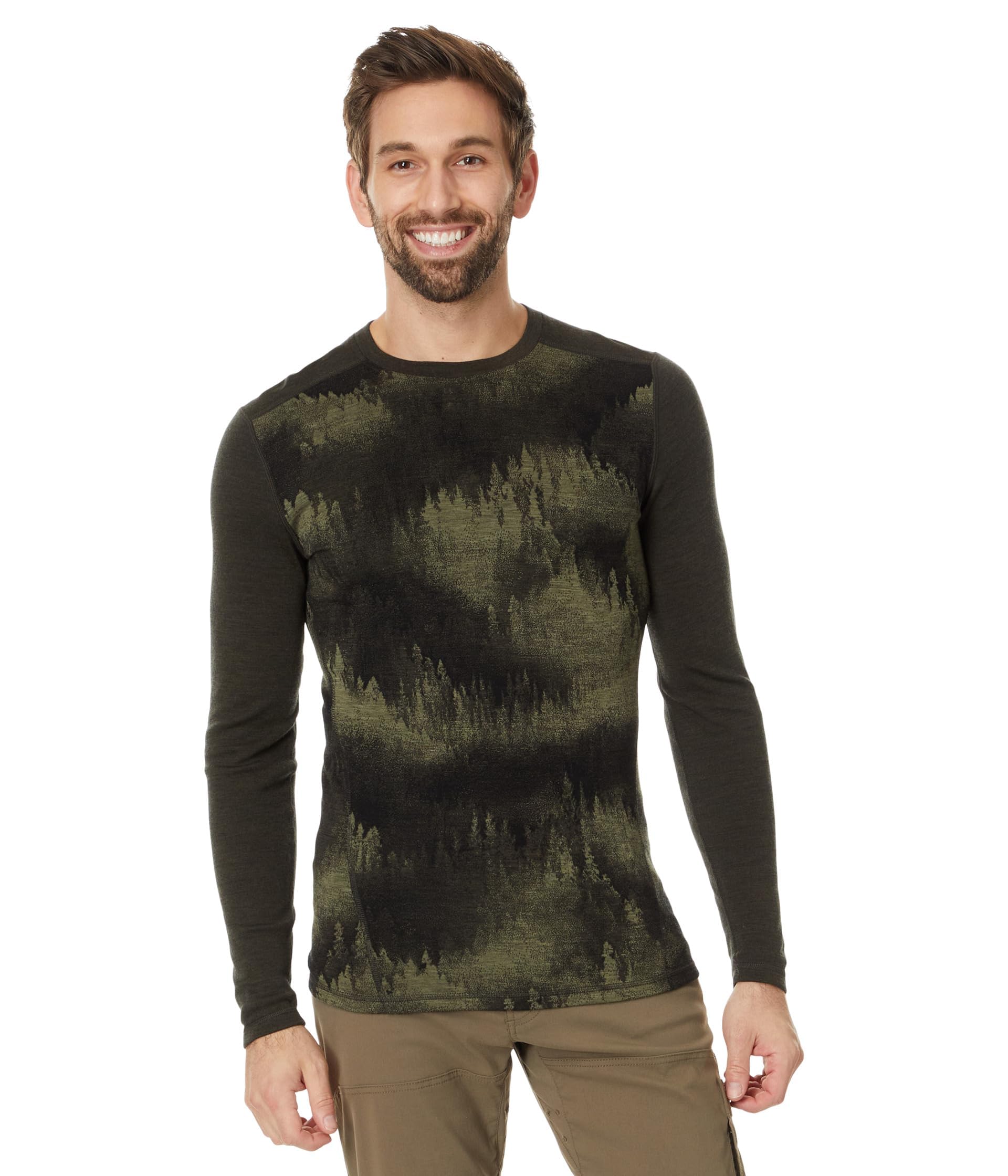 Smartwool Men's Classic Thermal Merino Wool Base Layer Crew (Slim Fit)