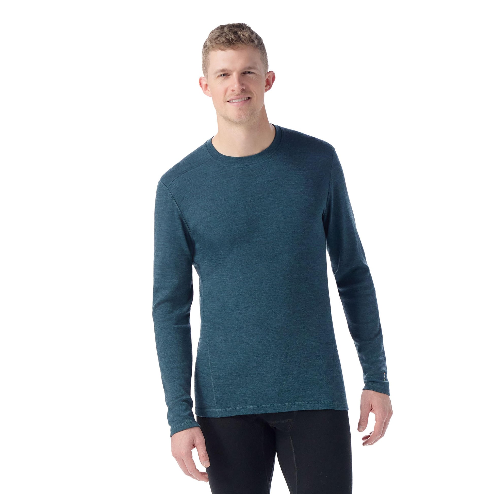 Smartwool Men's Classic Thermal Merino Wool Base Layer Crew (Slim Fit)