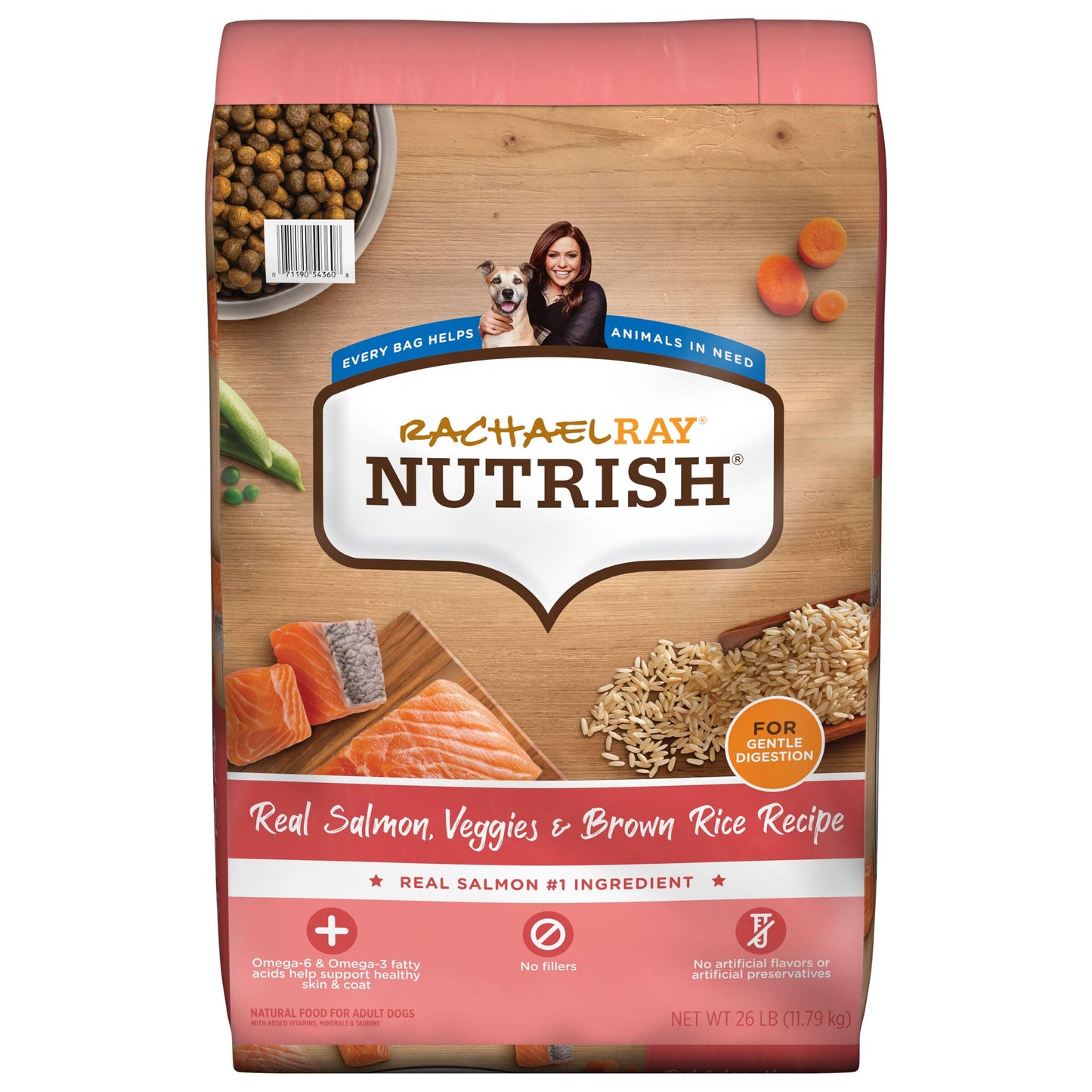 Rachael Ray Nutrish Premium Natural Dry Dog Food, Real Chicken & Veggies Recipe, 40 Pounds (Packaging May Vary)