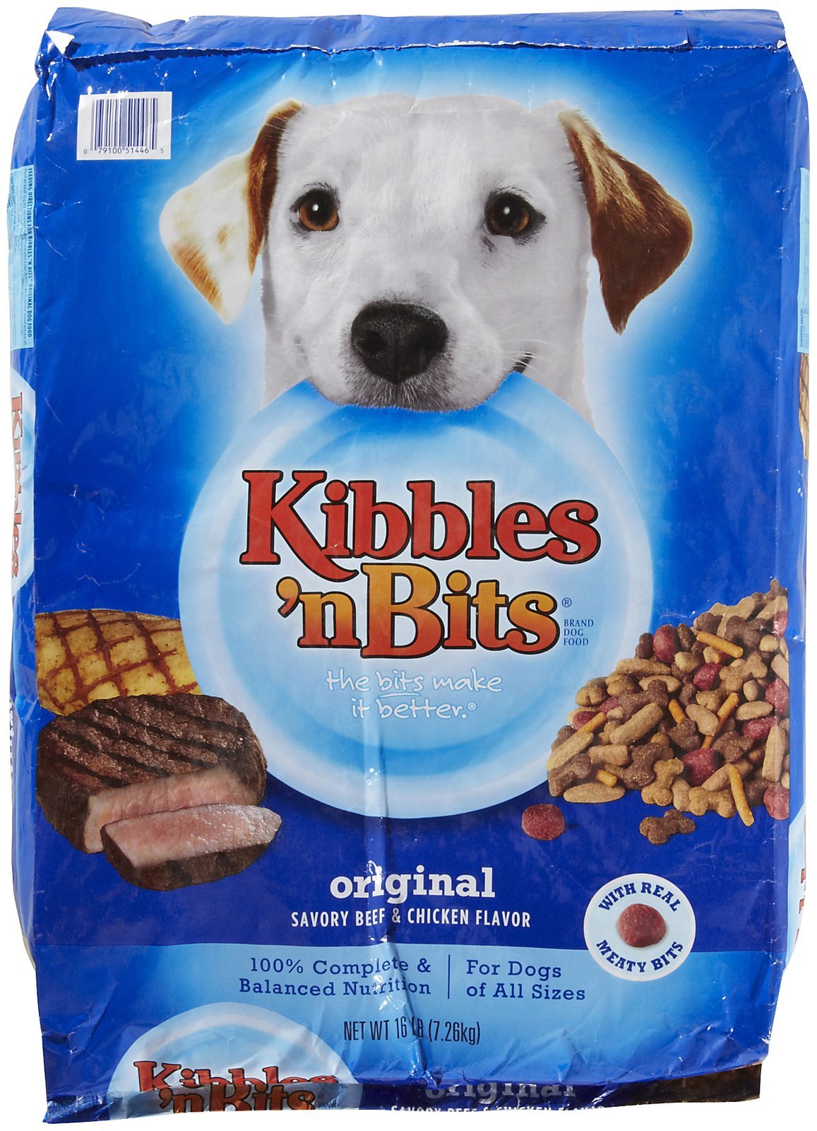 Kibbles 'n Bits Original Dry Dog Food, 45 lb