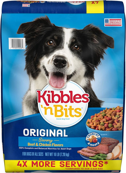 Kibbles 'n Bits Original Dry Dog Food, 45 lb