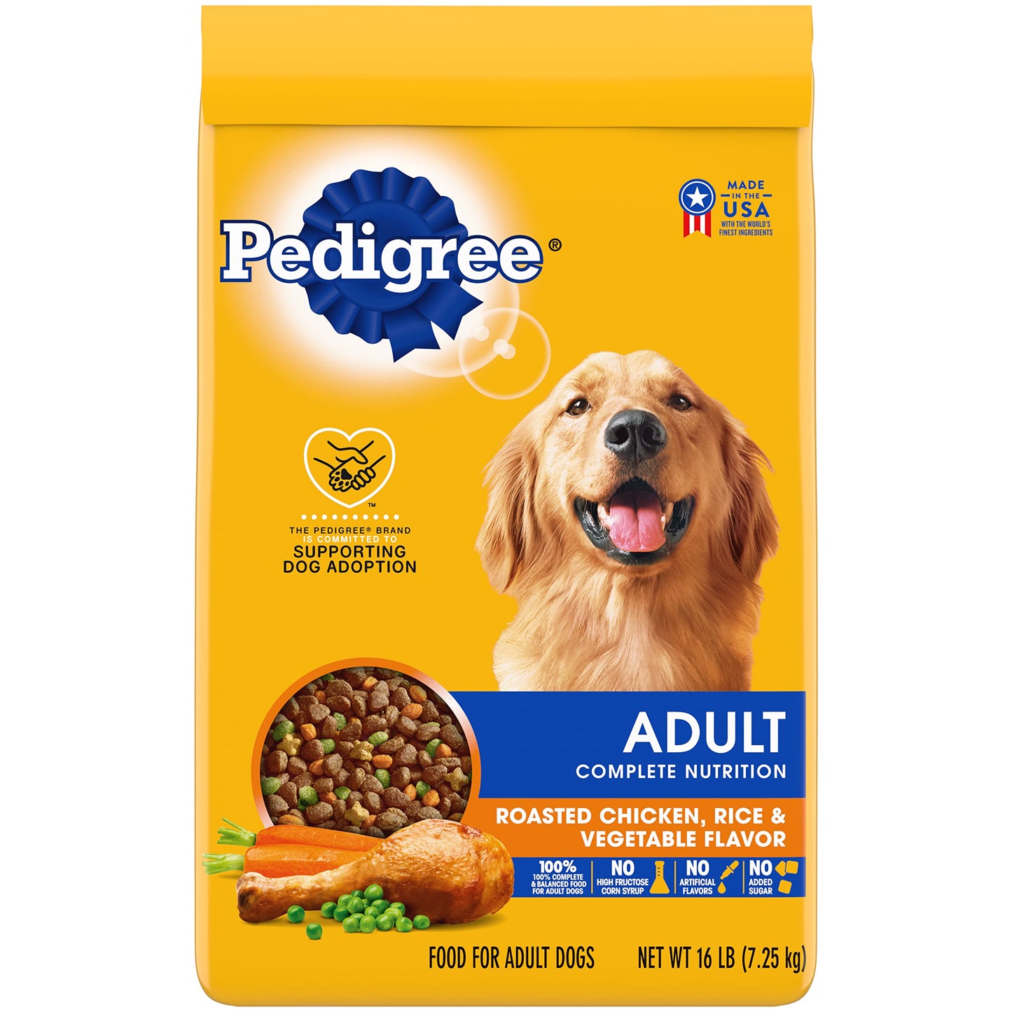 Pedigree Complete Nutrition Adult Dry Dog Food, Grilled Steak & Vegetable Flavor, 18 lb. Bag